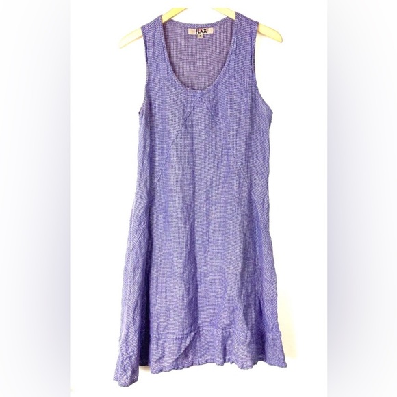 Jeanne Flax Purple Knit Tank Dress SAMPLE size small - Picture 1 of 3